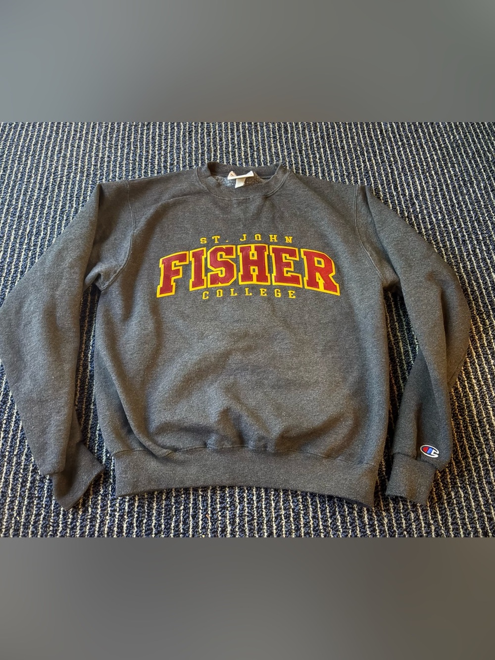 Vintage Small St. John Fisher College Champion Crewneck Sweatshirt embroidered